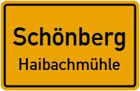 Straßen in Schönberg Haibachmühle