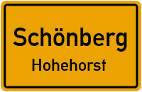 Alte Poststraße in SchönbergHohehorst