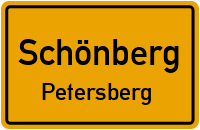 Dorfstraße in SchönbergPetersberg
