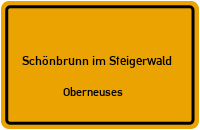 Zum Wehr in 96185 Schönbrunn im Steigerwald (Oberneuses)