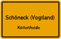 Straßen in Schöneck (Vogtland) Kottenheide