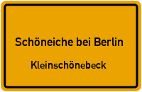 Ottokar-Domma-Weg in Schöneiche bei BerlinKleinschönebeck