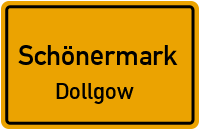 Dorfstraße in SchönermarkDollgow