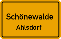 Fichtenweg in SchönewaldeAhlsdorf