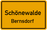 Kremitzstraße in SchönewaldeBernsdorf