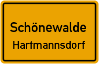 Hartmannsdorf in SchönewaldeHartmannsdorf