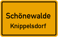 Knippelsdorfer Siedlung in SchönewaldeKnippelsdorf
