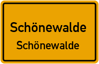 Gartenstraße in SchönewaldeSchönewalde