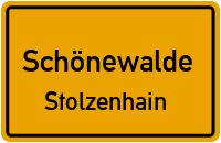 Lindenweg in SchönewaldeStolzenhain