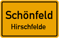 Straßen in Schönfeld Hirschfelde