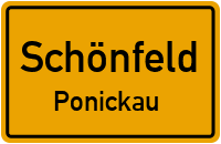 Ortrander Straße in SchönfeldPonickau