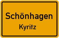 Straßen in Schönhagen Kyritz