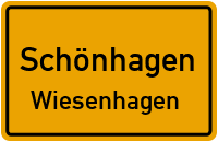 Straßen in Schönhagen Wiesenhagen