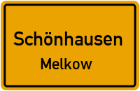Kleine Straße in SchönhausenMelkow