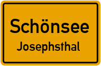 Straßen in Schönsee Josephsthal