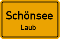 Straßen in Schönsee Laub