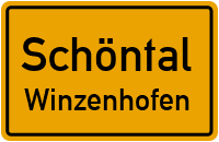 Distelgrabenweg in SchöntalWinzenhofen