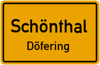 Am Kirchplatz in SchönthalDöfering