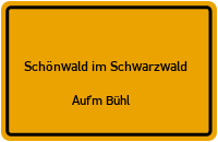 Schanzenblick in Schönwald im SchwarzwaldAuf’m Bühl