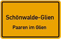 Kirschallee in Schönwalde-GlienPaaren im Glien