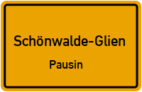 Mühlenweg in Schönwalde-GlienPausin