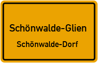 Fliegerhorststraße in Schönwalde-GlienSchönwalde-Dorf