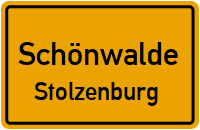 Neue Straße in SchönwaldeStolzenburg