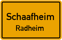 Hauptstraße in SchaafheimRadheim