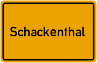 City Sign Schackenthal