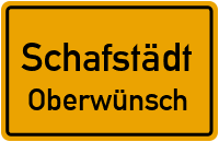 Straßen in Schafstädt Oberwünsch
