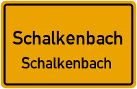 Bergstraße in SchalkenbachSchalkenbach
