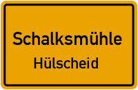 Hülscheider Straße in 58579 Schalksmühle (Hülscheid)