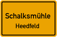 Straßen in Schalksmühle Heedfeld