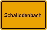 City Sign Schallodenbach