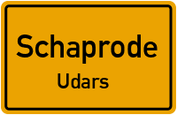 Dorfstraße Udars in SchaprodeUdars