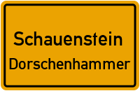 Straßenverzeichnis Schauenstein Dorschenhammer