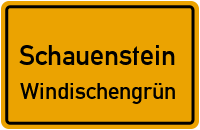 Windischengrüner Weg in SchauensteinWindischengrün