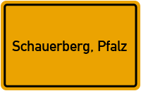 City Sign Schauerberg, Pfalz