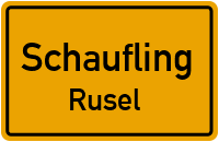 Ruselhochstraße in SchauflingRusel