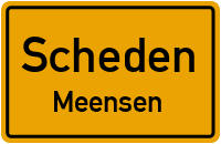 Oberstraße in SchedenMeensen