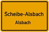 Am Alsbachberg in Scheibe-AlsbachAlsbach
