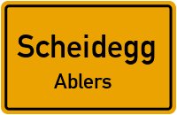 Ablers in ScheideggAblers