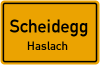 Haslach in ScheideggHaslach