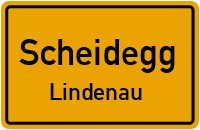 Waldweg in ScheideggLindenau
