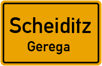 Dorfstraße in ScheiditzGerega