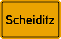 City Sign Scheiditz