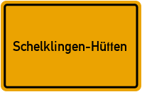 Ortsschild Schelklingen-Hütten