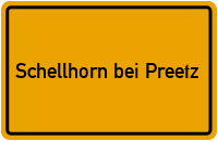 City Sign Schellhorn bei Preetz