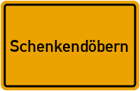 Ortsschild von Gemeinde Schenkendöbern in Brandenburg