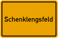 Ortsschild von Gemeinde Schenklengsfeld in Hessen